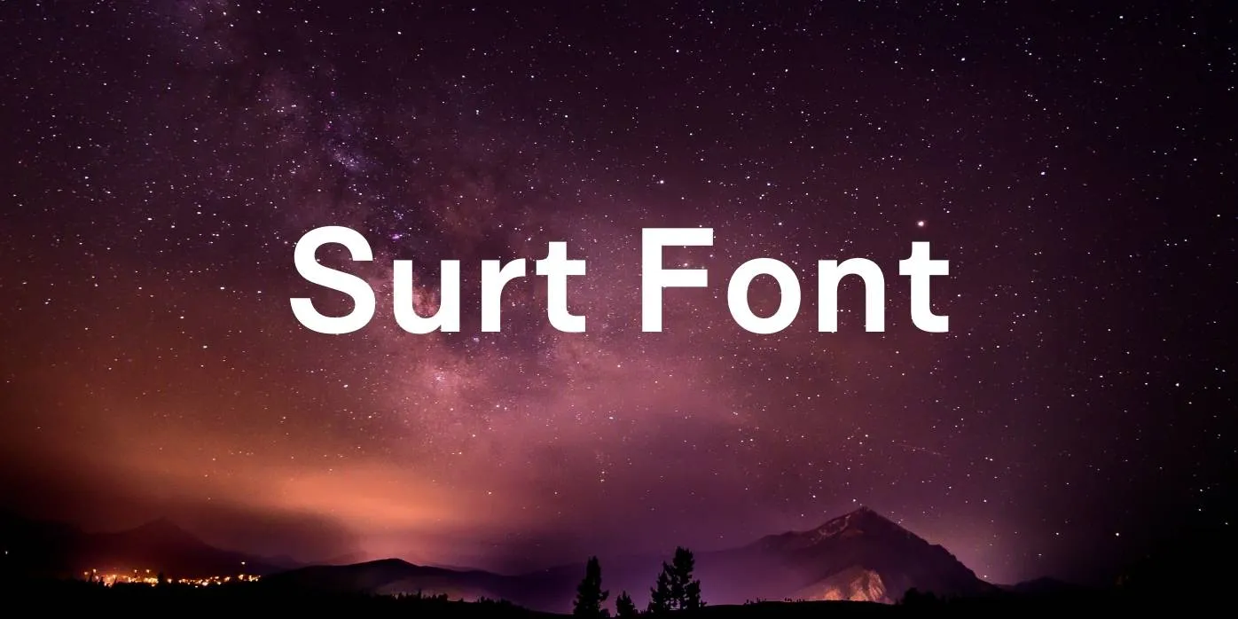 Surt Font Free Download