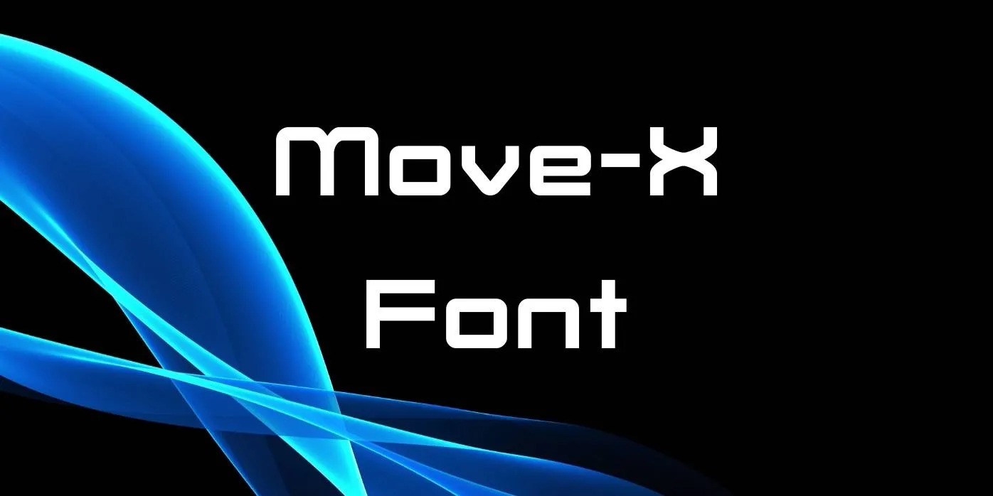 Move-X Font Free Download