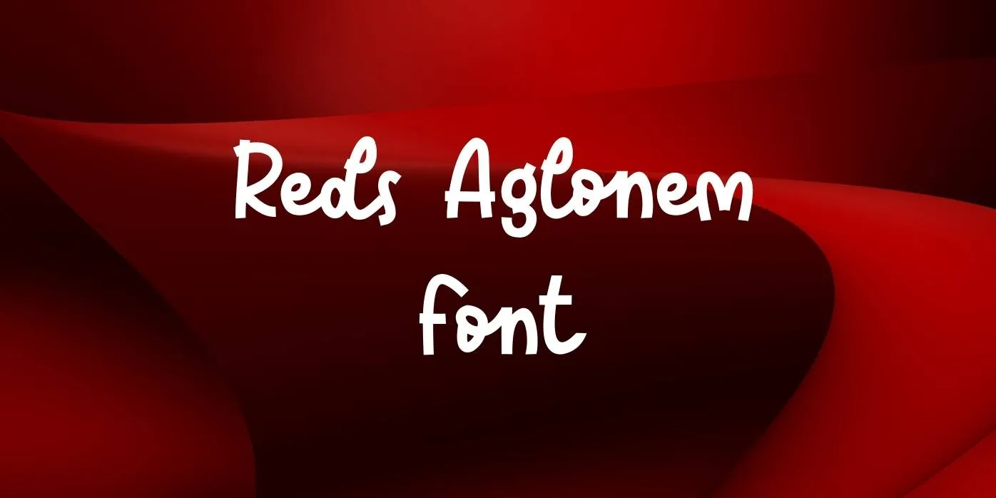 Reds Aglonem Font Free Download