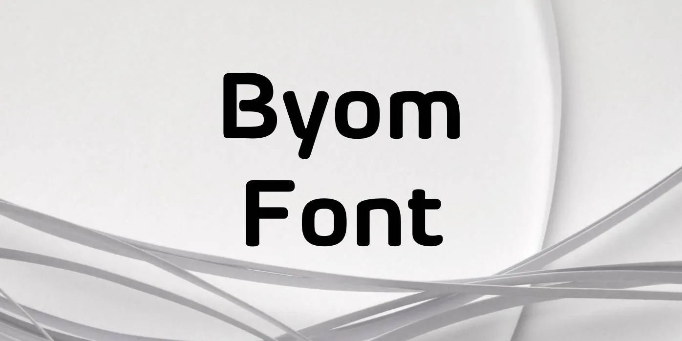 Byom Font Free Download