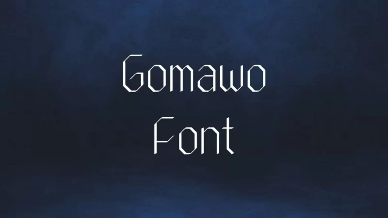 Gomawo Font Free Downlaod