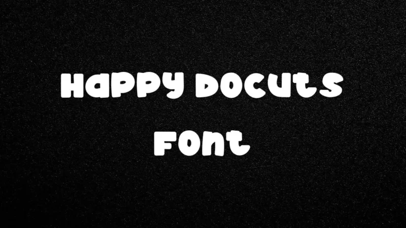 Happy Donuts Font Free Download