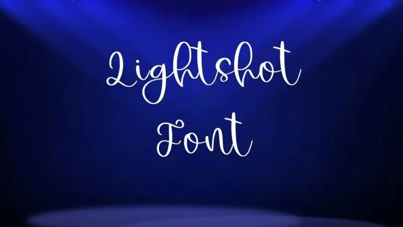 Lightshot Font Free Download