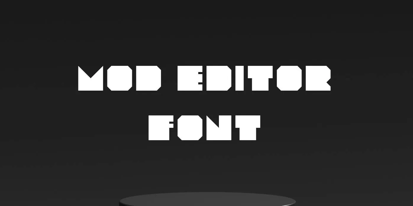 Mod Editor Font Free Download