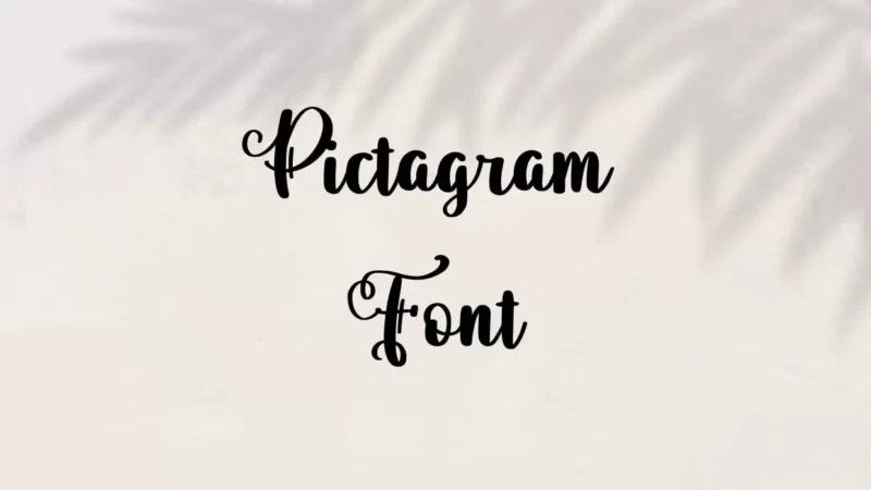 Pictagram Font Free Download