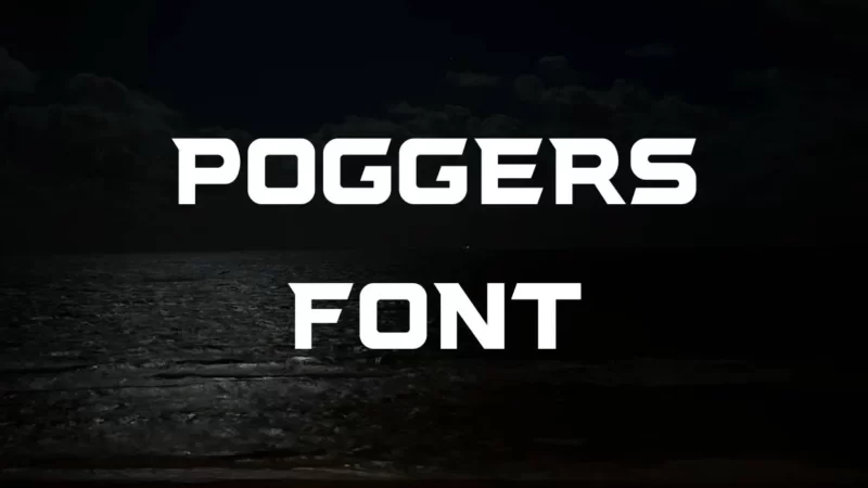 Poggers Font Free Download