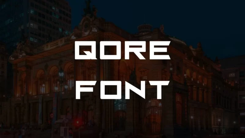 QORE Font Free Download