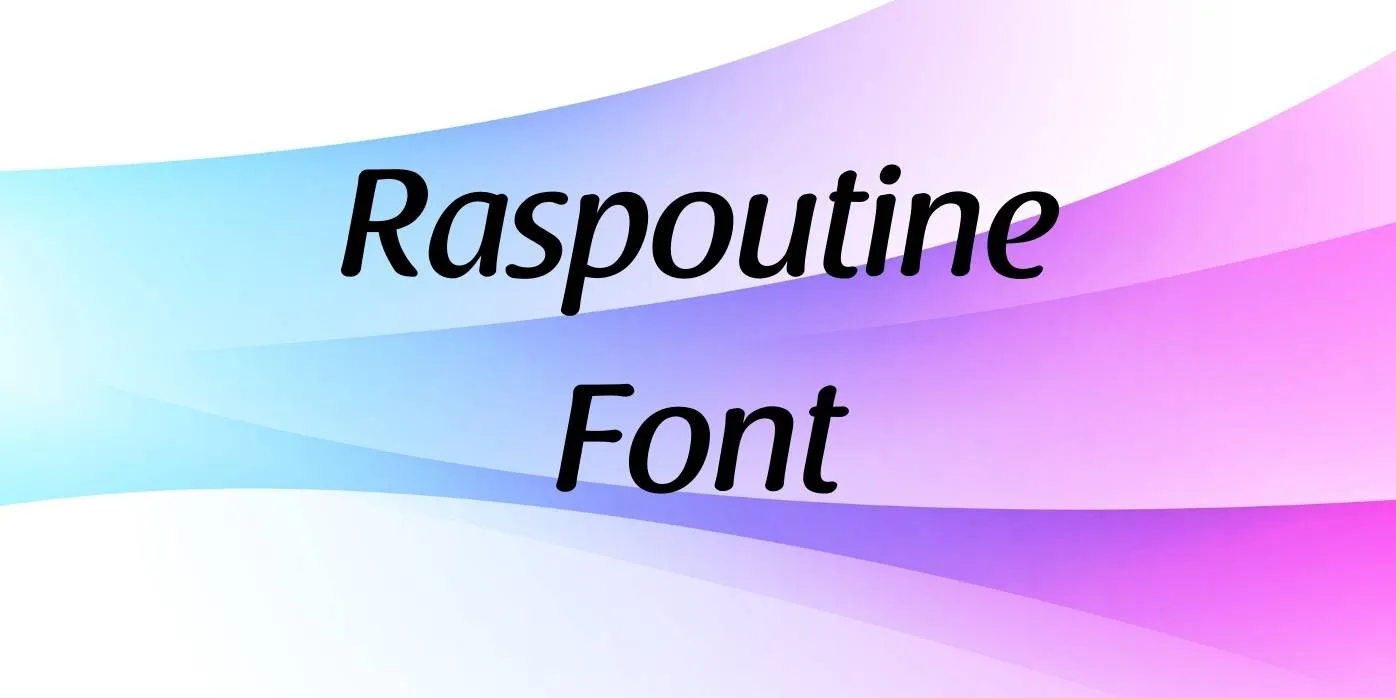 Raspoutine Font Free Download