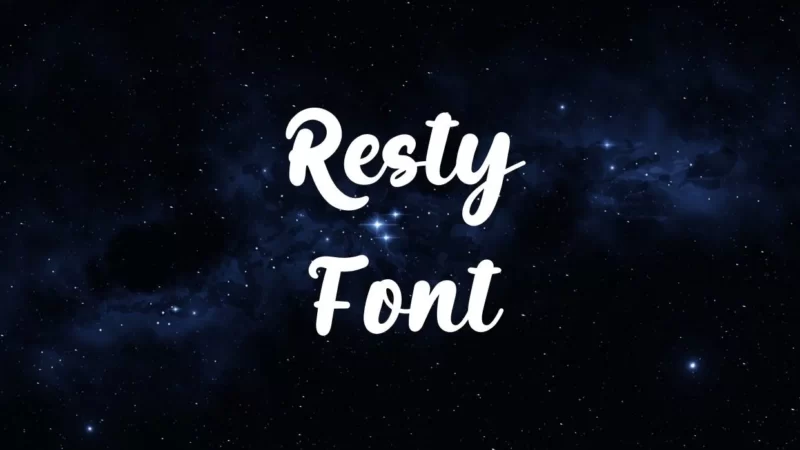 Resty Font Free Download