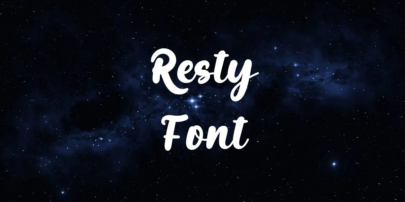 Resty Font Free Download