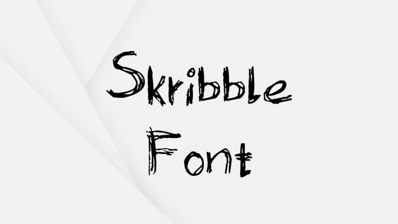 Skribble Font Free Download