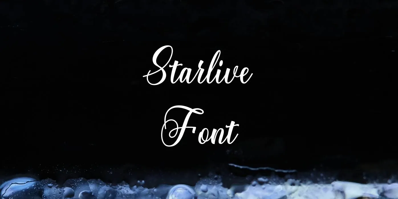 Starlive Font Free Download