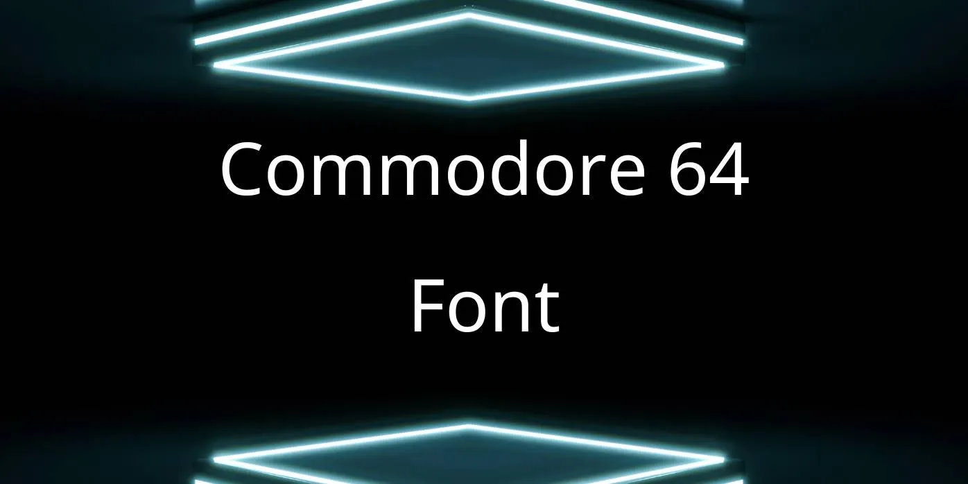 Commodore 64 Font Free Download