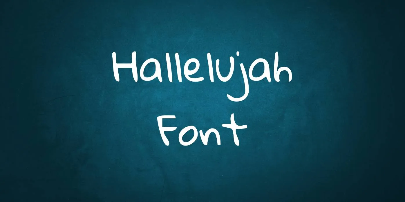 Hallelujah Font Free Download