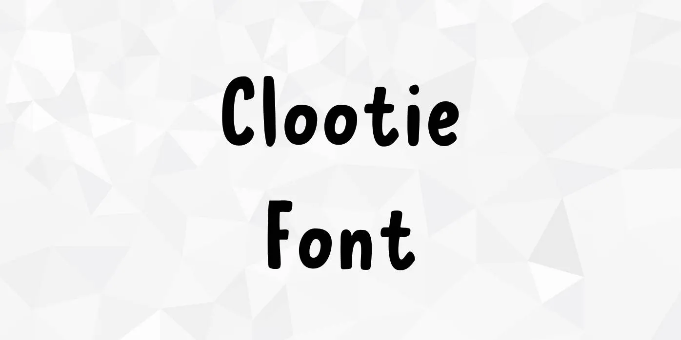 Clootie Font Free Download