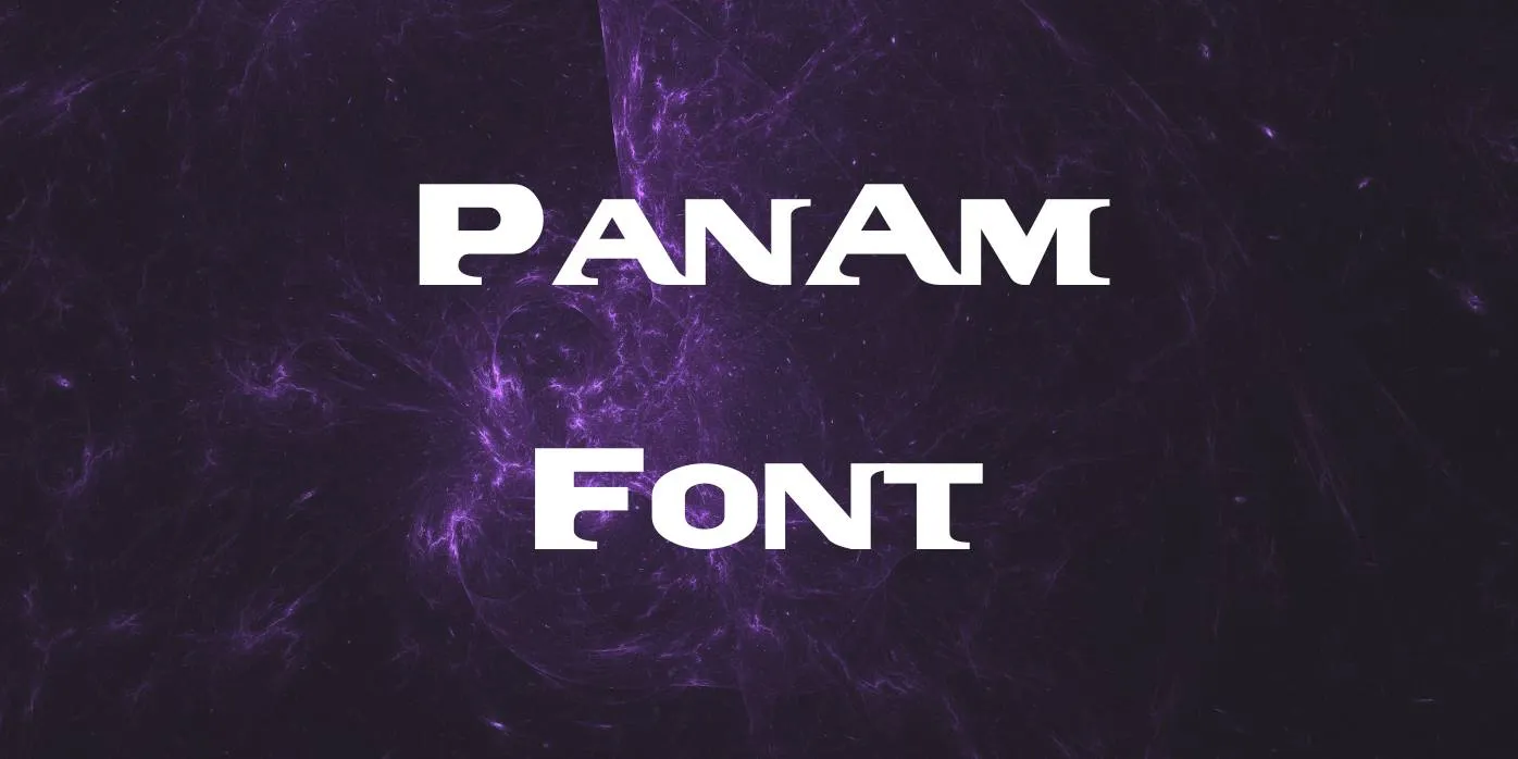 PanAm Font Free Download