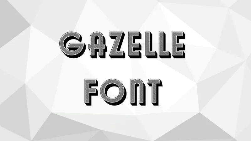 Gazelle Font Free Download