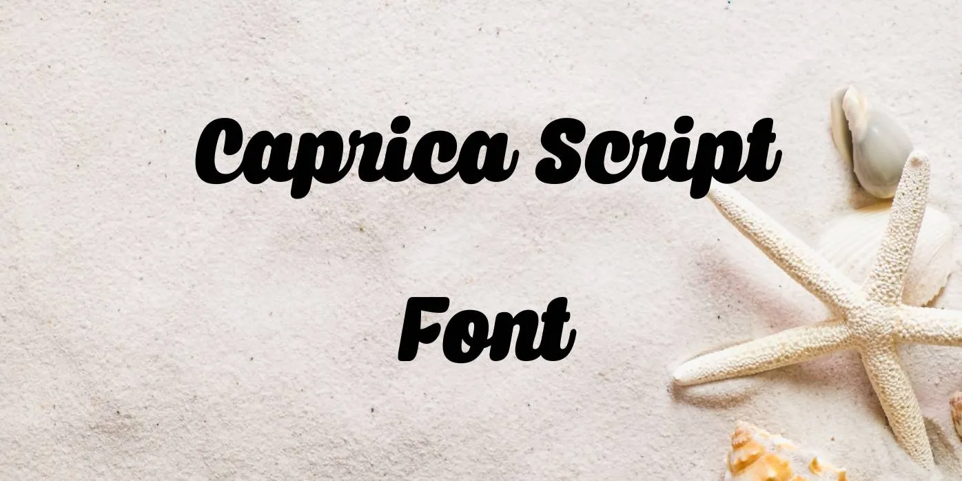 Caprica Script Font Free Download