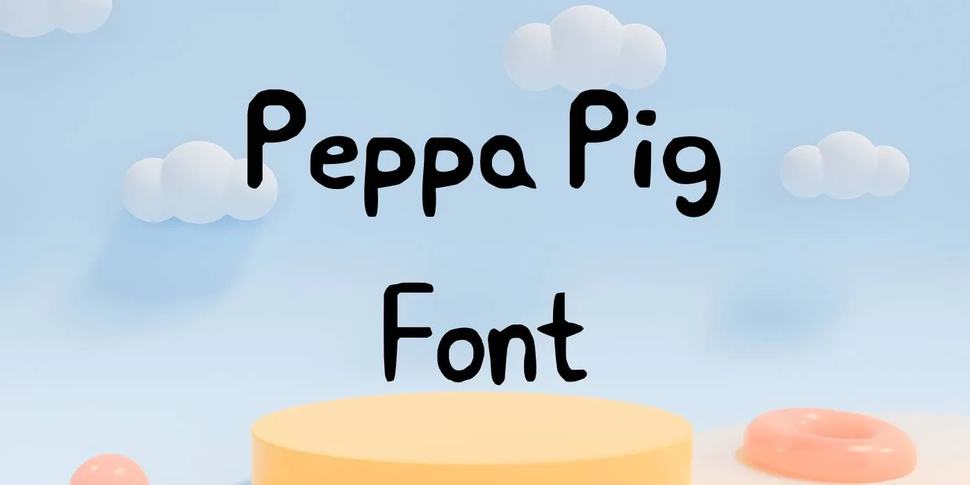 Peppa Pig Font Free Download