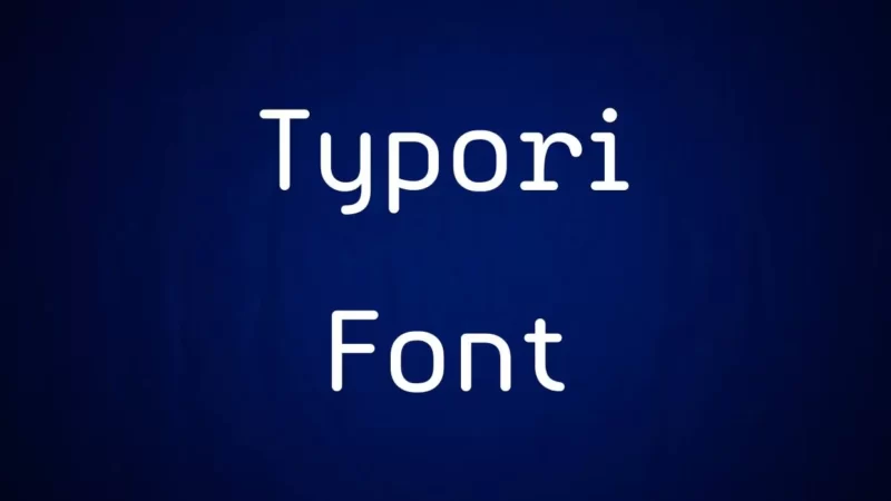 Typori Font Free Download