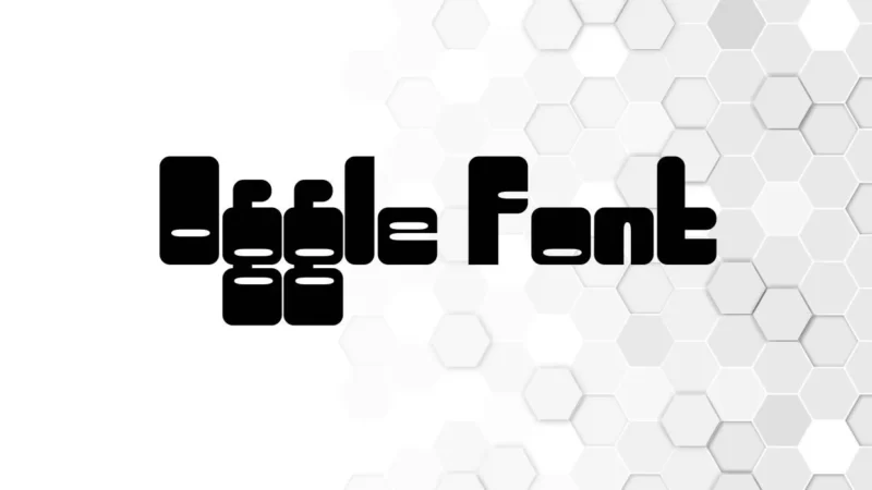 Oggle Font Free Download
