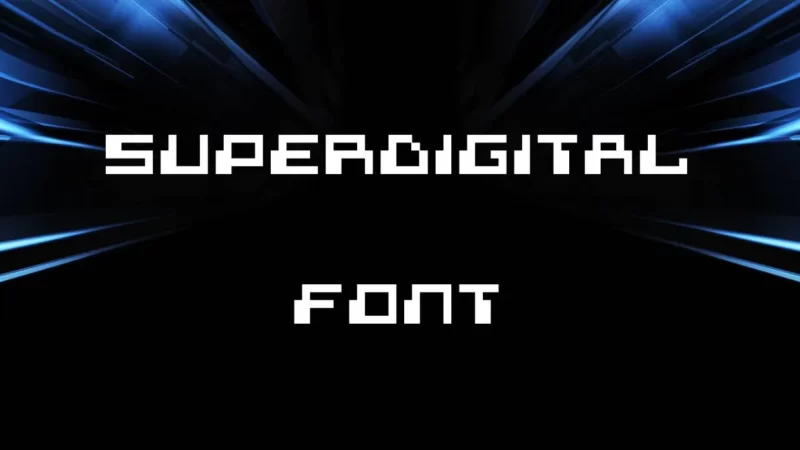 Superdigital Font Free Download