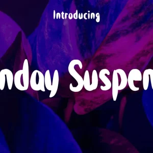 Sunday Suspense Font Free Download 