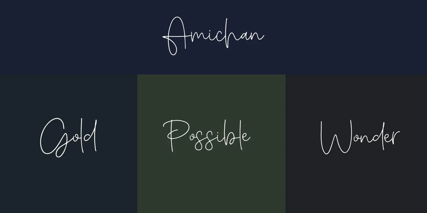 Amichan Font