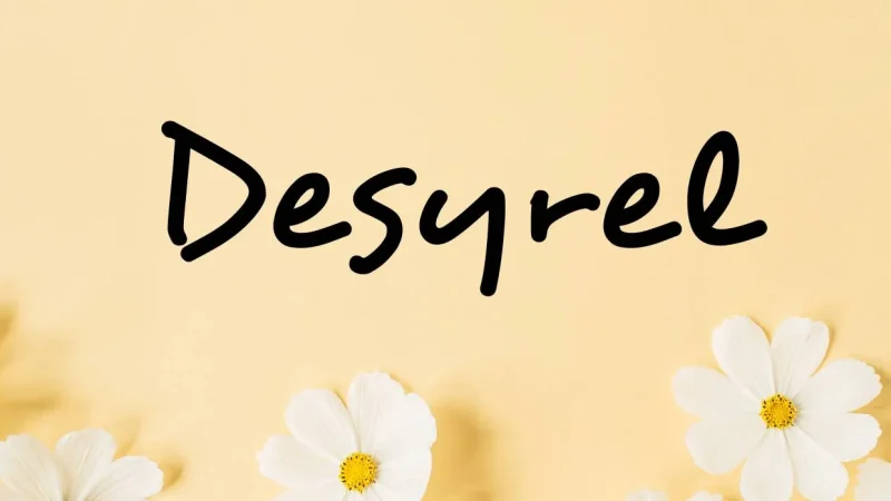 Desyrel Font Free Download