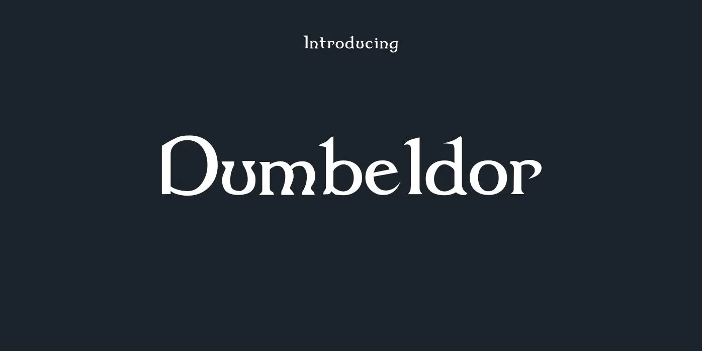 ­­­­­­­­­­­­­­­Dumbeldor Font Free Download