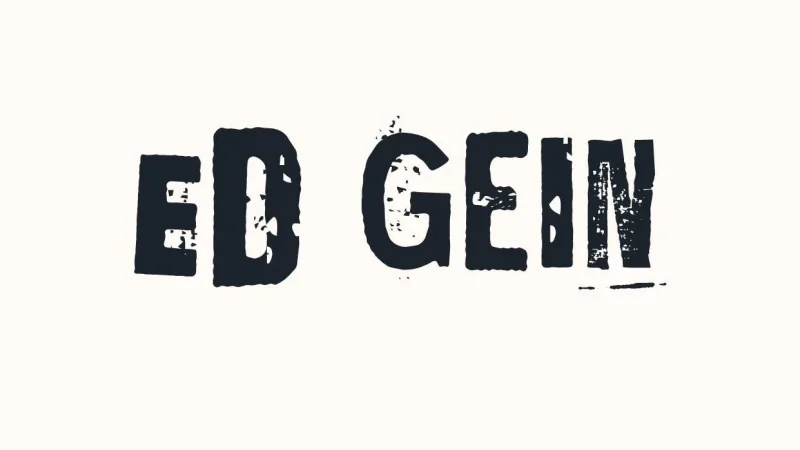 Ed Gein Font Free Download