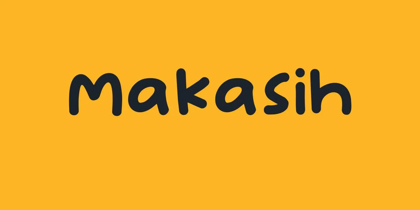 Makasih Font Free Download