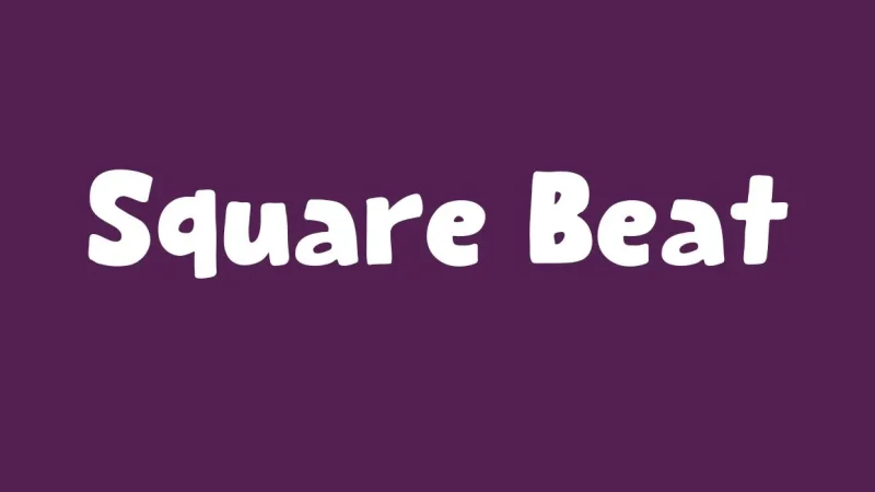 ­­­­­­­­­­­­­­Square Beat Font Free Download