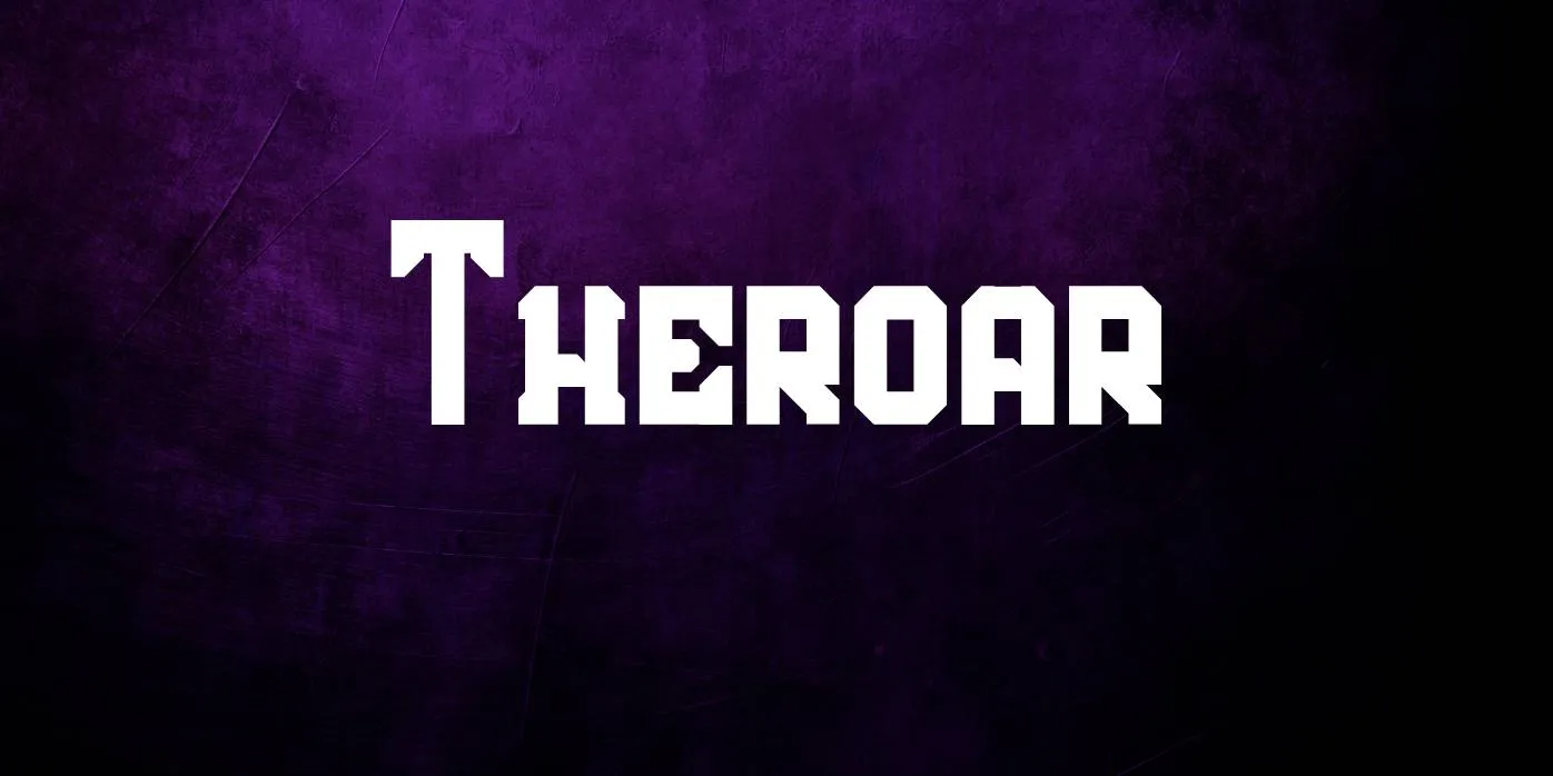 Theroar Font Free Download