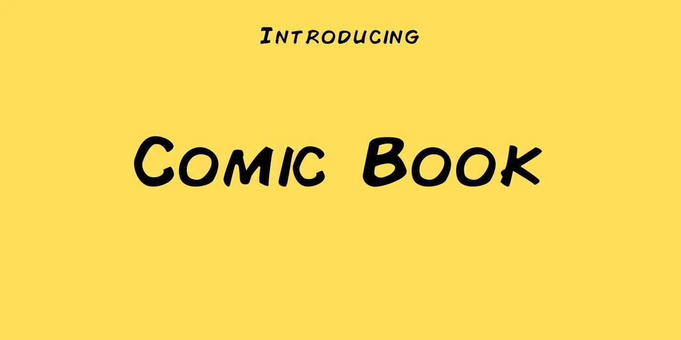 Comic Book Font Free Download