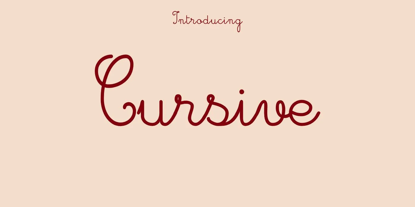 Cursive Font Free Download