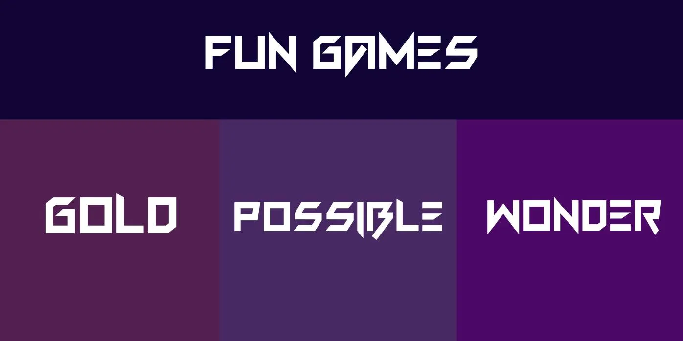 Fun Games Font