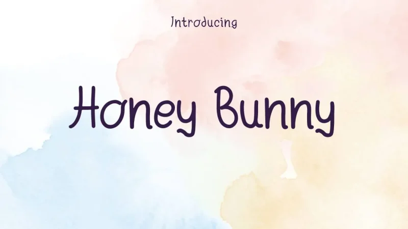 Honey Bunny Font Free Download