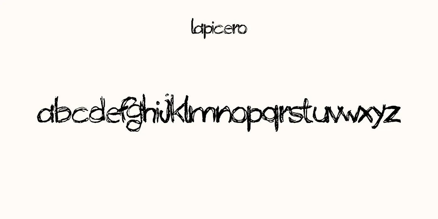 Lapicero Font