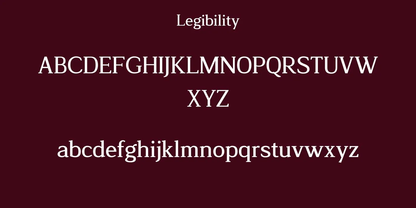 Legibility Font