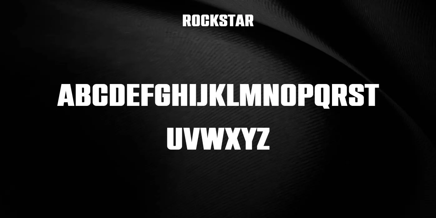 Rockstar Font