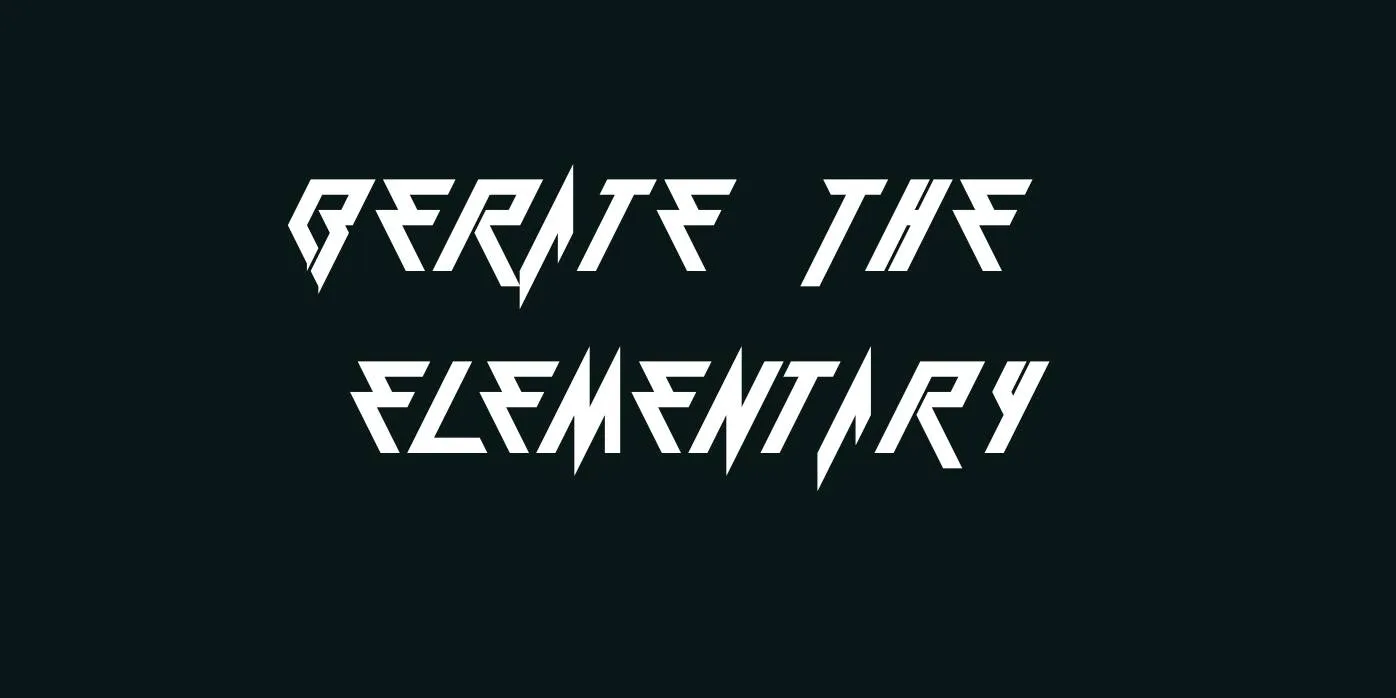 Berate The Elementary Font Free Download