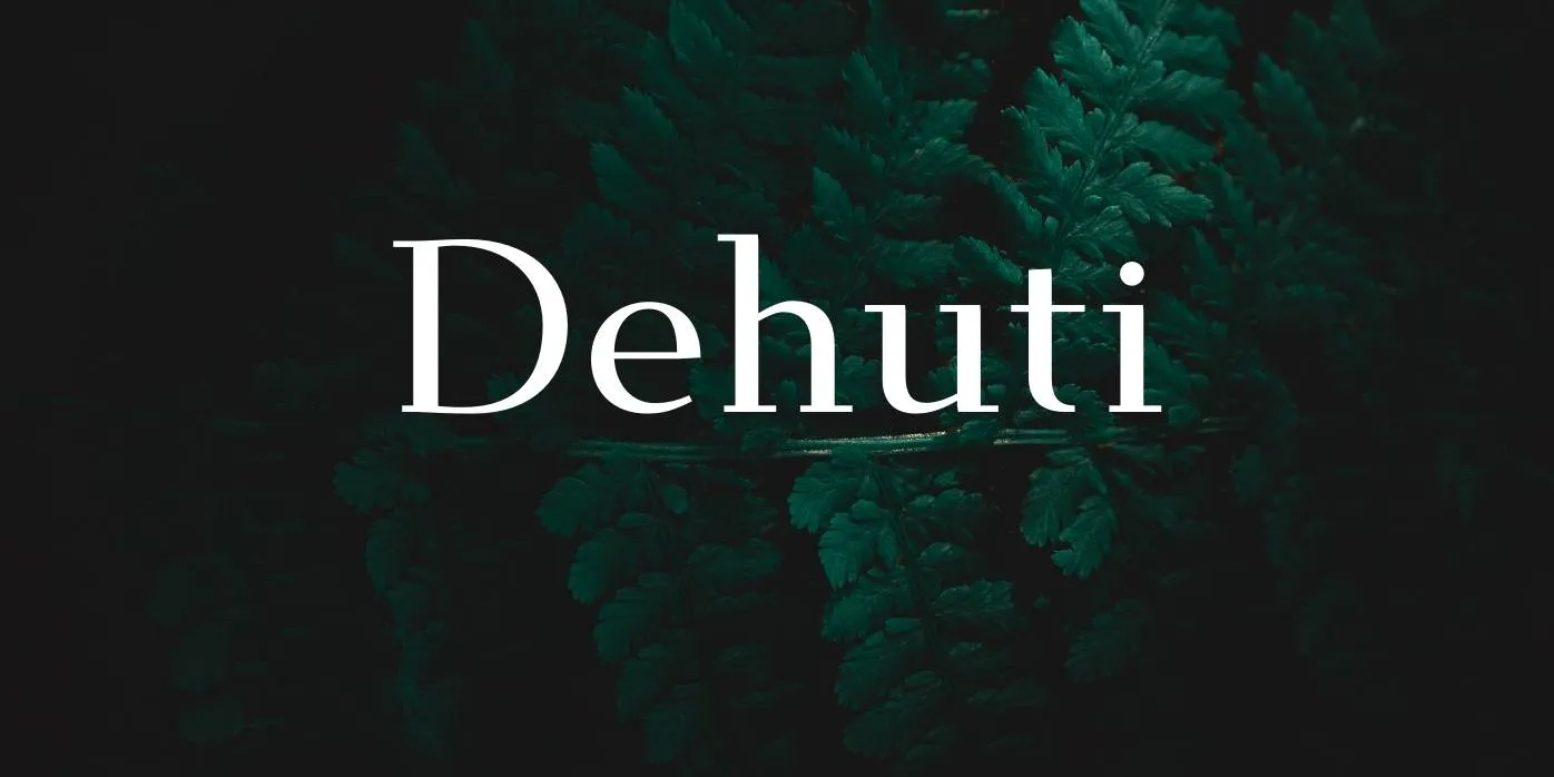 Dehuti Font Free Download