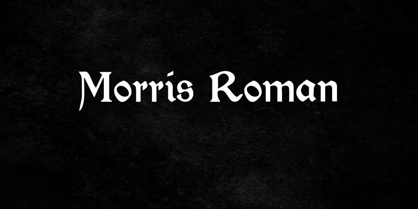 Morris Roman Font Free Download