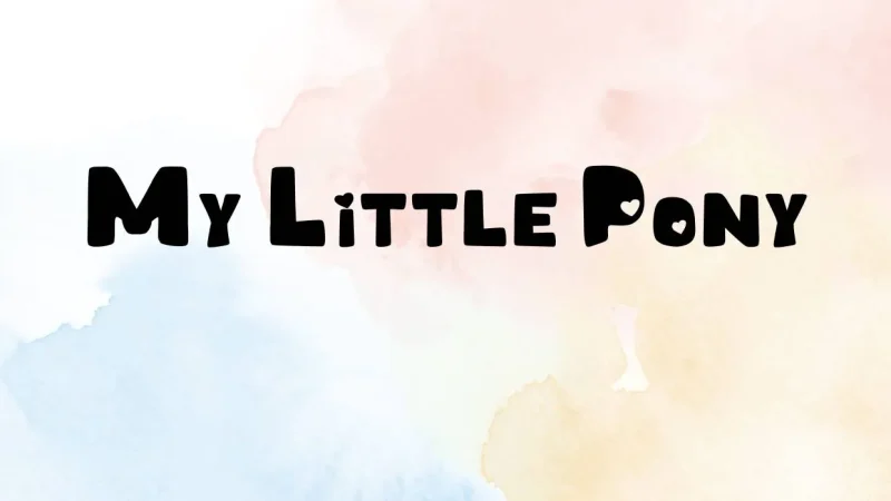 My Little Pony Font Free Download