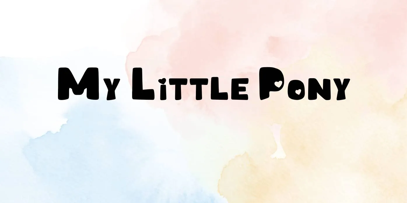 My Little Pony Font Free Download