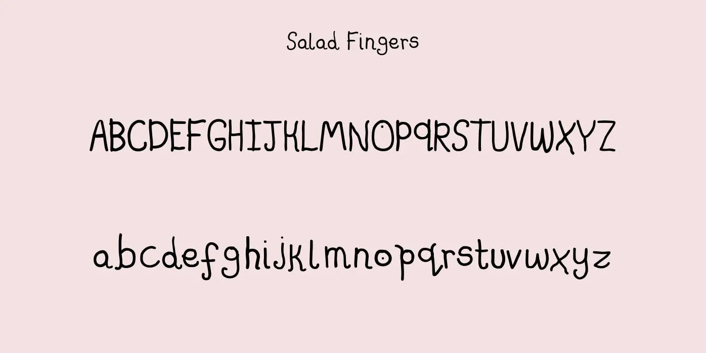 Salad Fingers Font