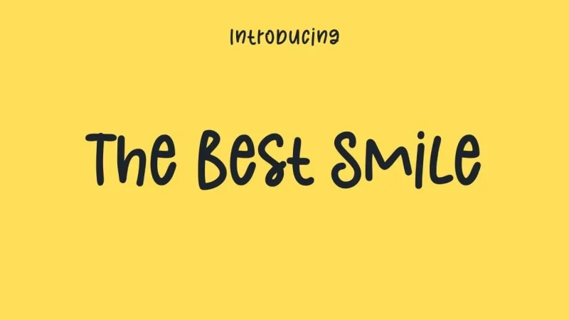 The Best Smile Font Free Download