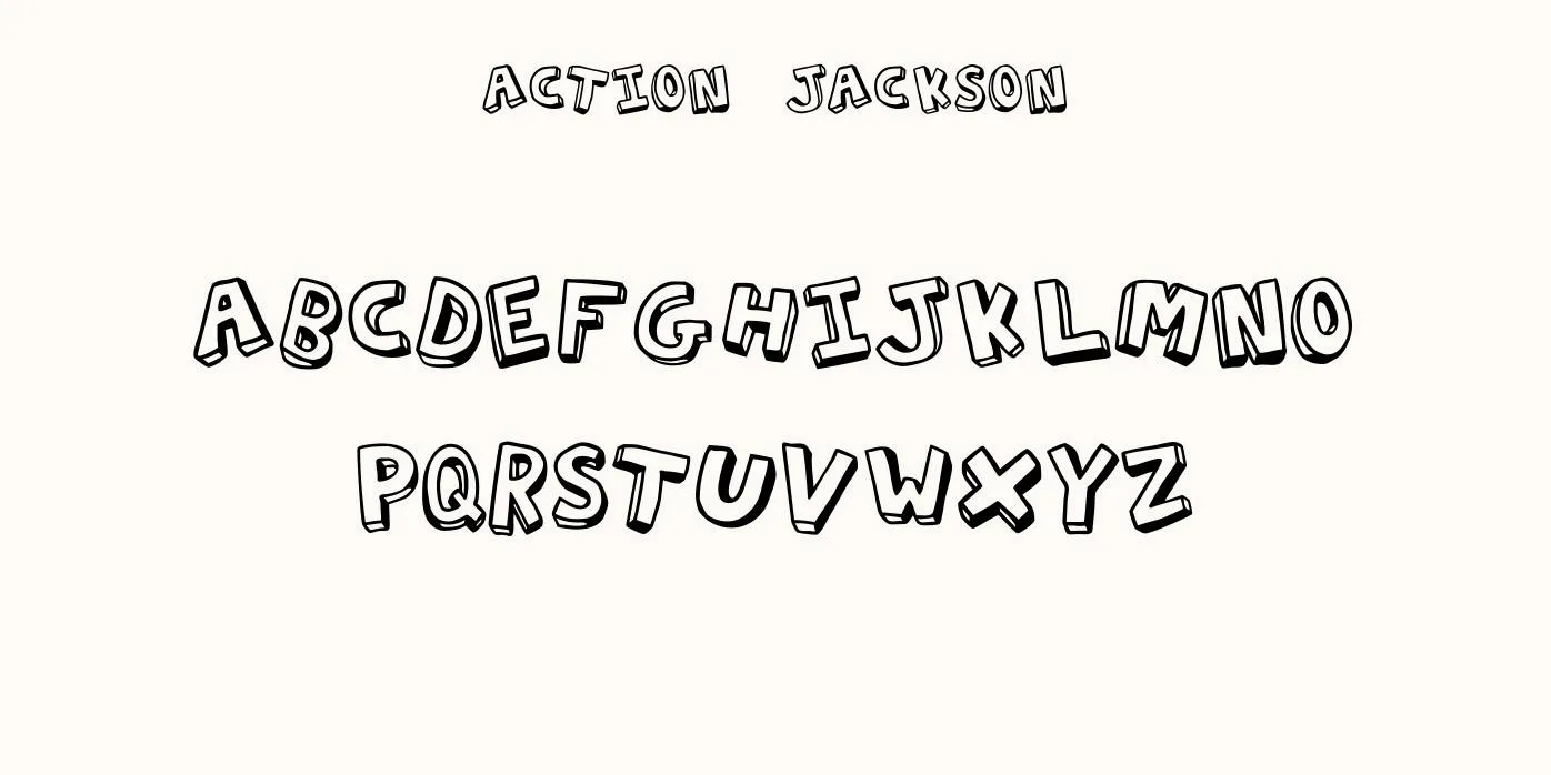 Action Jackson Font