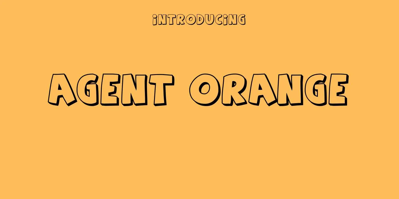 Agent Orange Font Free Download